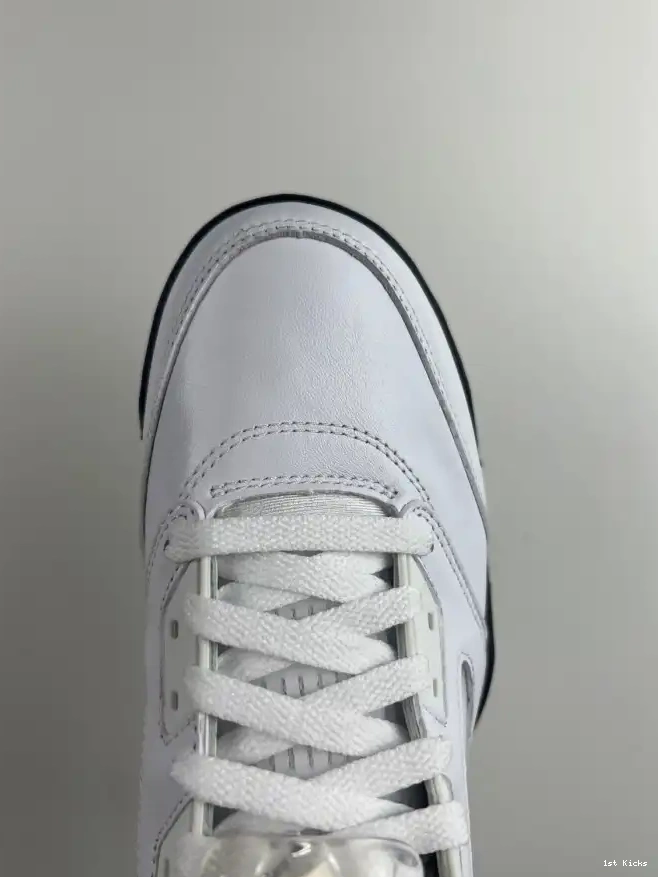1st Kicks Shoes 5 AIR BLACK' DD0587-110 'WHITE JORDAN RETRO 0611